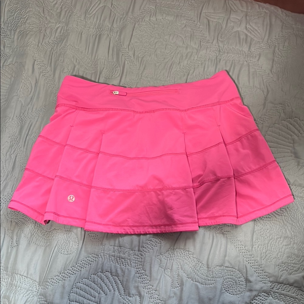 lululemon athletica Pink Pace Rival Skort
